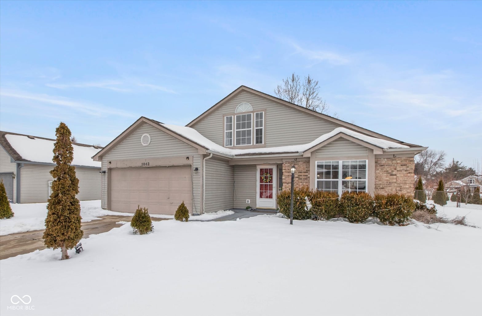 Front exterior at 1042 Scarlet Oak Lane, Mooresville, IN