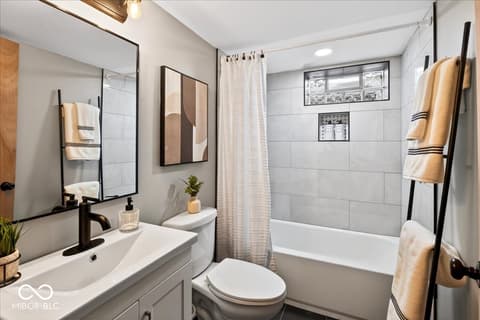 Bathroom at 1050 E 106th Street E, Carmel, IN