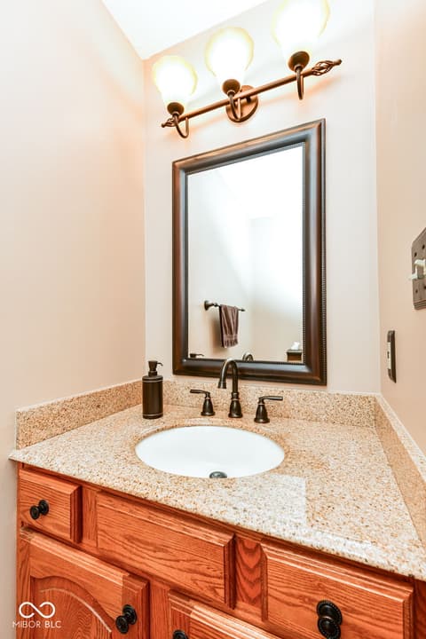 Bathroom at 13190 Knollwood Place, Fishers, IN