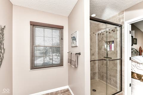 Primary bathroom at 13190 Knollwood Place, Fishers, IN