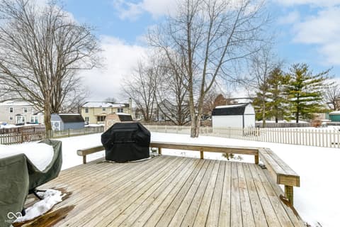 Outdoor living area at 13190 Knollwood Place, Fishers, IN