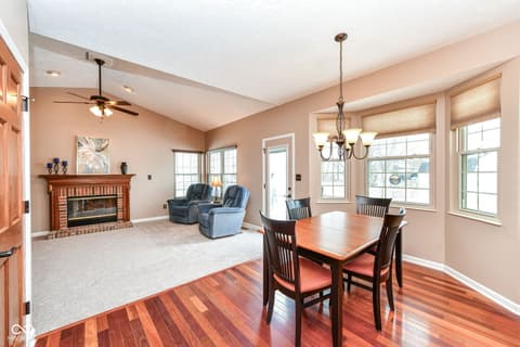 Breakfast Area — 13190 Knollwood Place, Fishers, IN