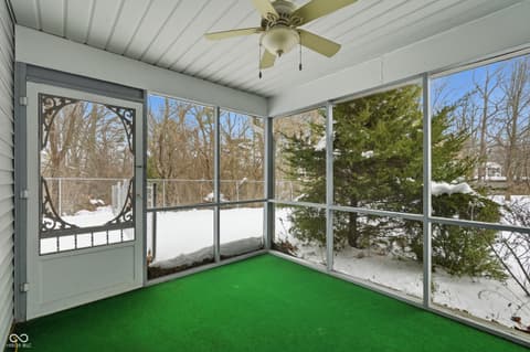 Outdoor living area at 6643 S New Jersey Street, Indianapolis, IN