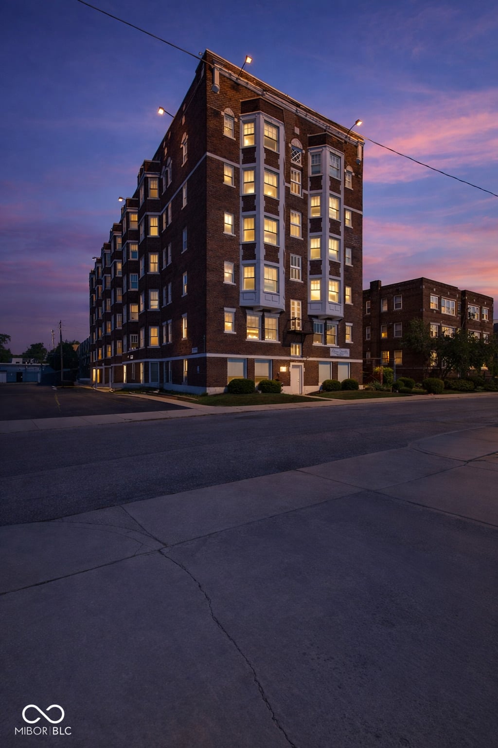 Front exterior at 230 E 9th Street, Indianapolis, IN