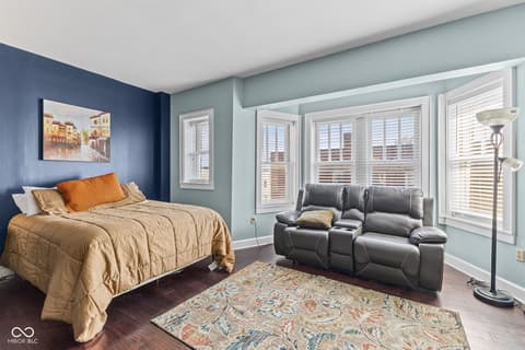 Bedroom at 230 E 9th Street, Indianapolis, IN