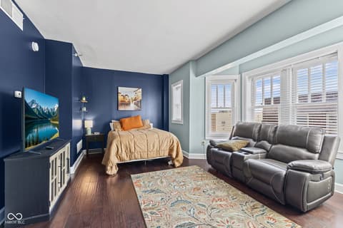Bedroom at 230 E 9th Street, Indianapolis, IN