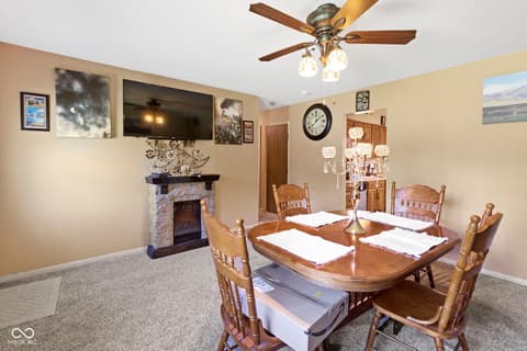 Dining room at 431 Melvenia Street, Indianapolis, IN