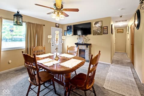 Dining room at 431 Melvenia Street, Indianapolis, IN