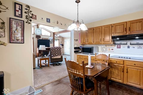 Dining room at 431 Melvenia Street, Indianapolis, IN
