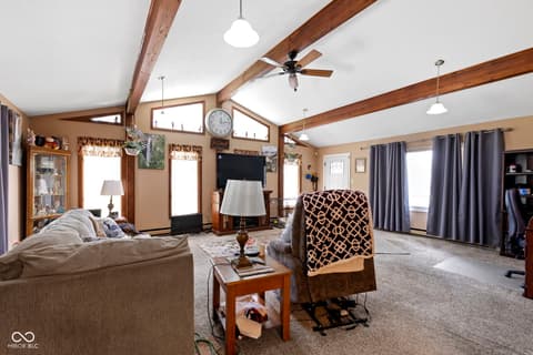 Living room at 431 Melvenia Street, Indianapolis, IN