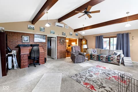 Living room at 431 Melvenia Street, Indianapolis, IN