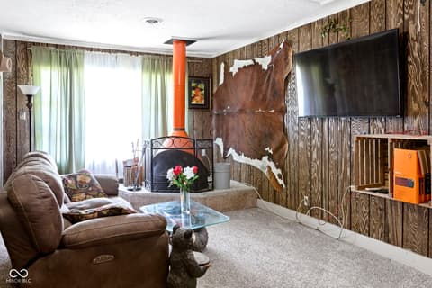 Living room at 431 Melvenia Street, Indianapolis, IN