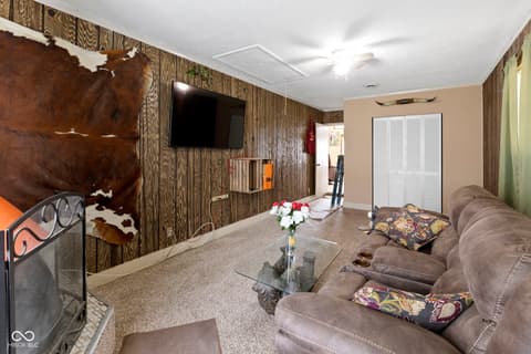Living room at 431 Melvenia Street, Indianapolis, IN