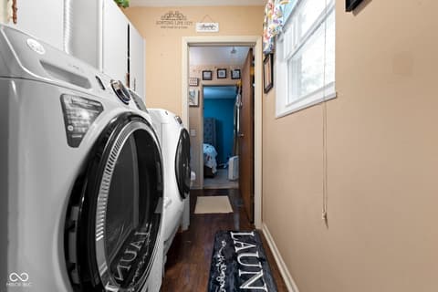 Laundry room at 431 Melvenia Street, Indianapolis, IN