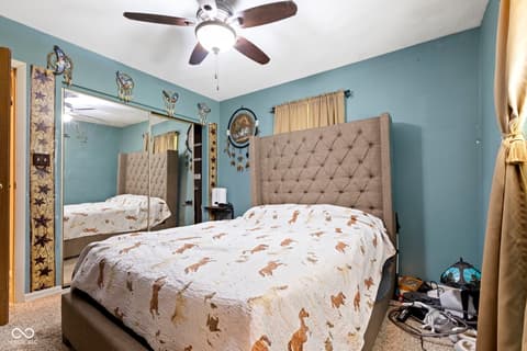 Bedroom at 431 Melvenia Street, Indianapolis, IN