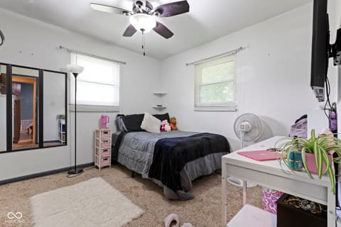 Bedroom at 431 Melvenia Street, Indianapolis, IN