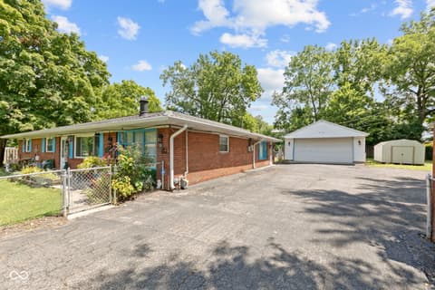 Side exterior at 431 Melvenia Street, Indianapolis, IN