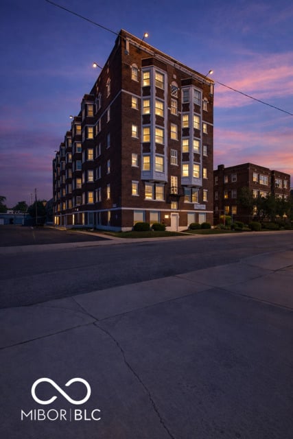 Front exterior at 230 E 9th Street, Indianapolis, IN