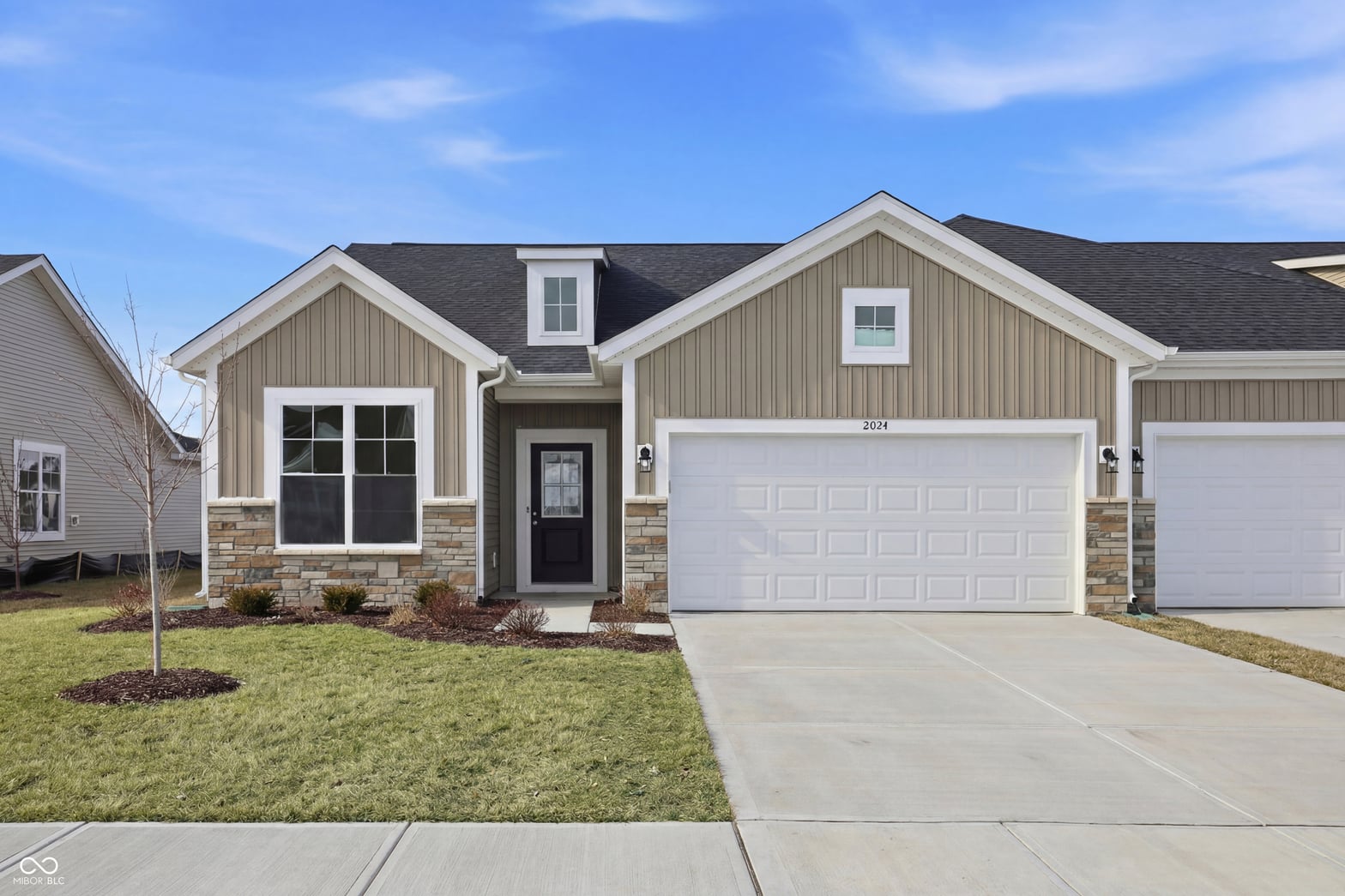 Front exterior at 2054 Frost Line Lane, Greenfield, IN