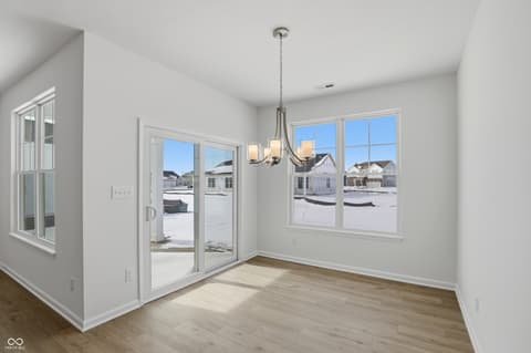 Dining room at 2054 Frost Line Lane, Greenfield, IN