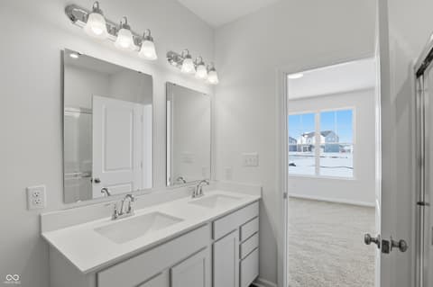 Bathroom at 2054 Frost Line Lane, Greenfield, IN