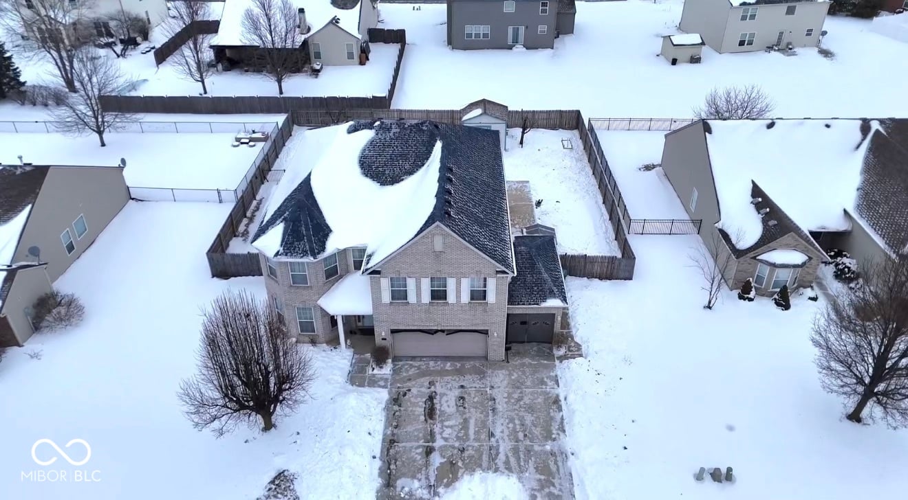 Aerial view at 8186 Stonelick Drive, Avon, IN