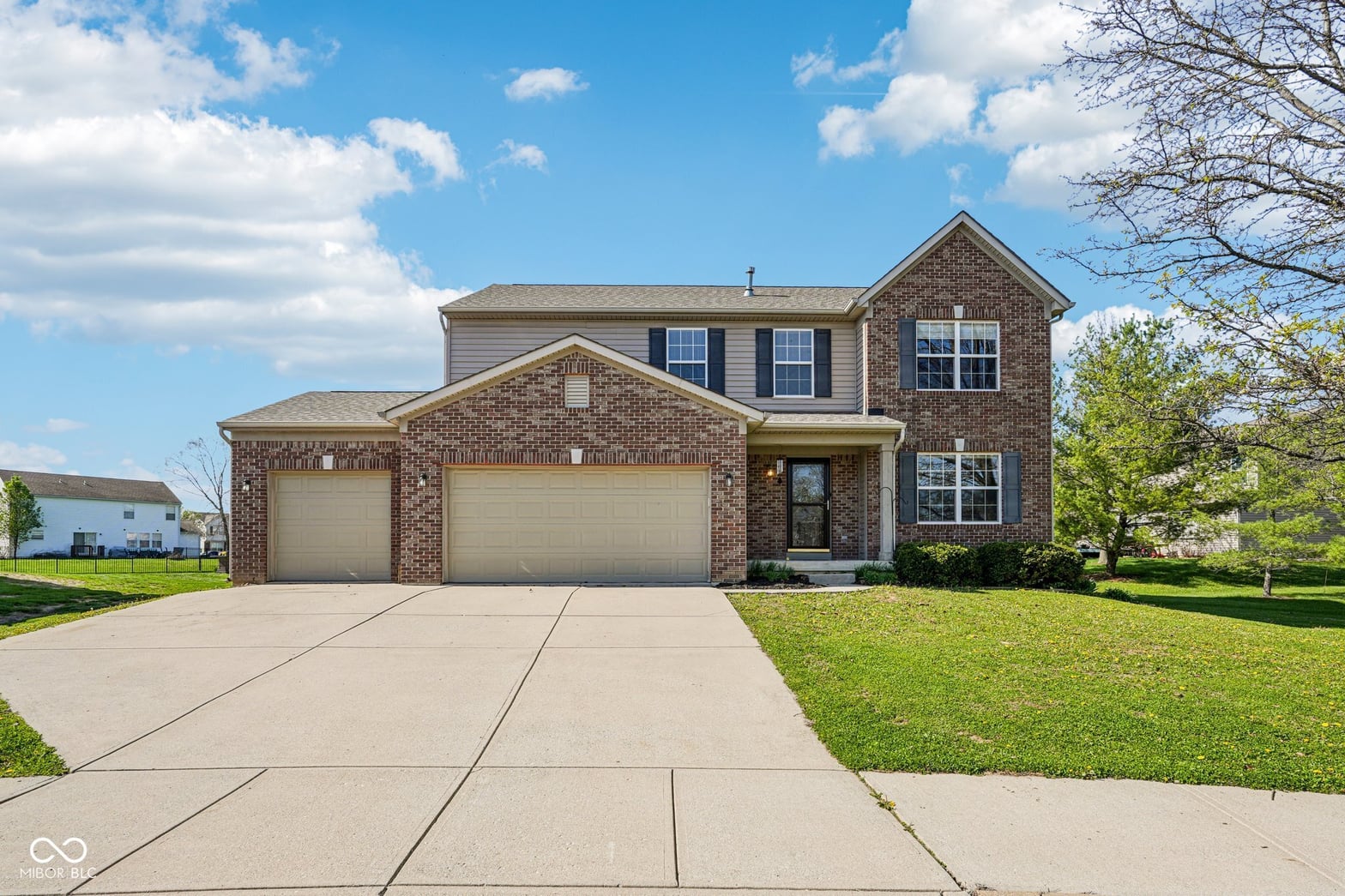 Front exterior at 5110 Aspen Lane, Plainfield, IN