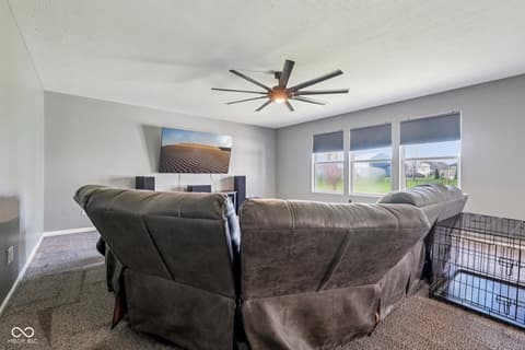 Living room at 5110 Aspen Lane, Plainfield, IN