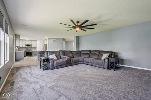 Living room at 5110 Aspen Lane, Plainfield, IN