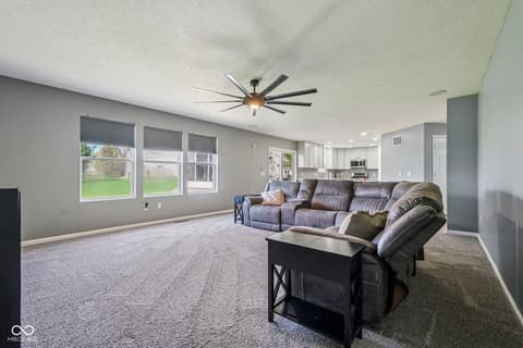 Living room at 5110 Aspen Lane, Plainfield, IN