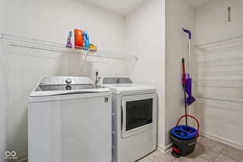 Laundry room at 5110 Aspen Lane, Plainfield, IN