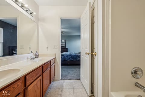 Bathroom at 5110 Aspen Lane, Plainfield, IN