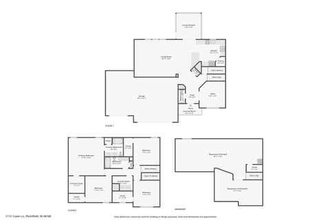 Floor Plan — 5110 Aspen Lane, Plainfield, IN