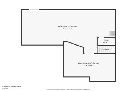 Floor Plan — 5110 Aspen Lane, Plainfield, IN