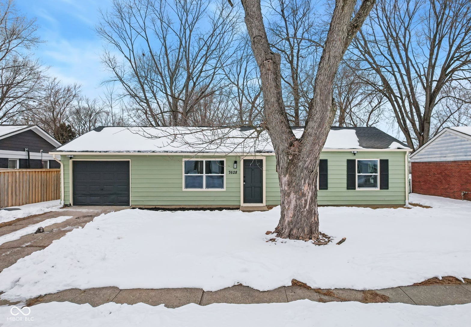 Front exterior at 7628 E 34th Place, Indianapolis, IN