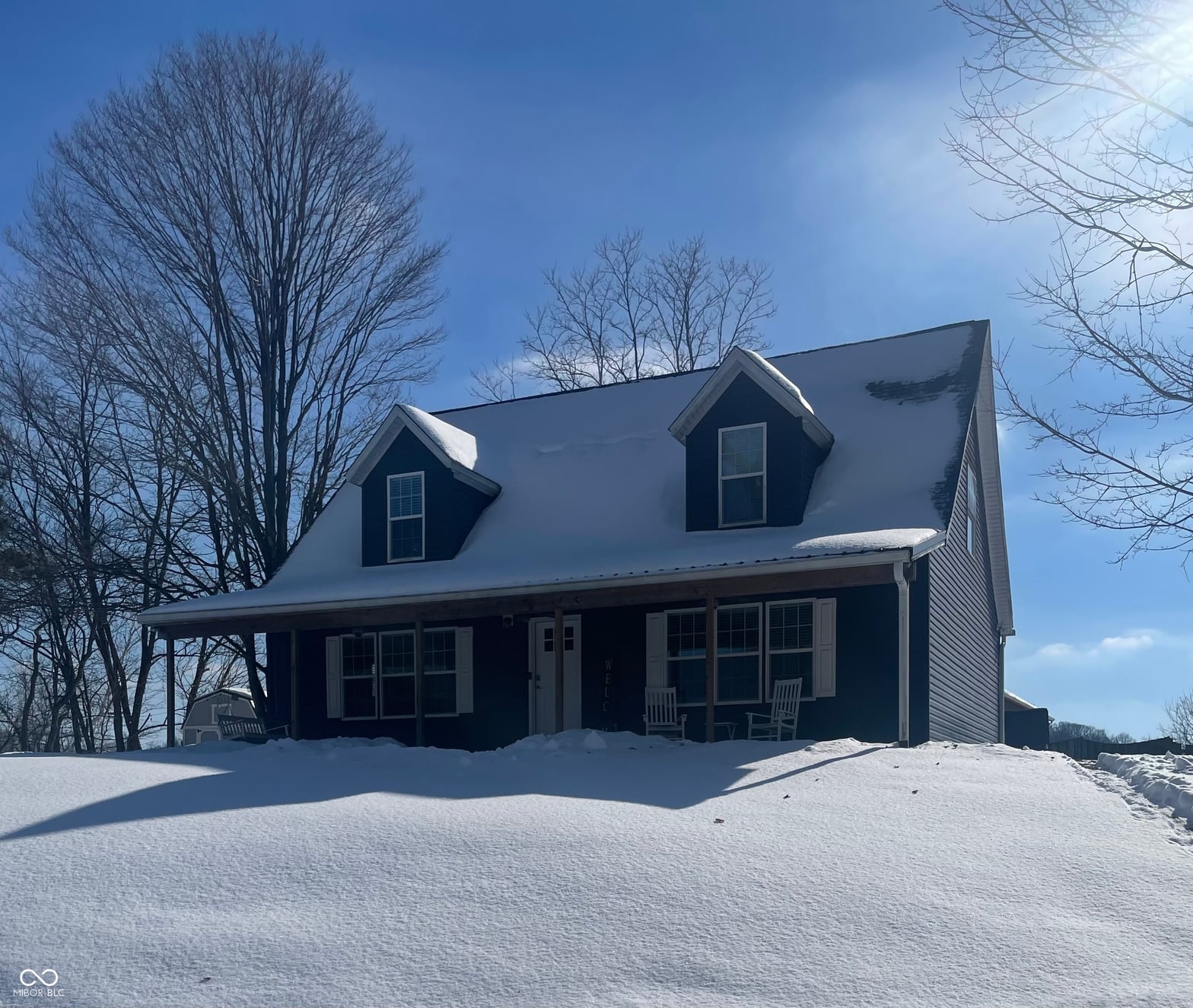 Front exterior at 6035 Maple Grove Rd, Martinsville, IN
