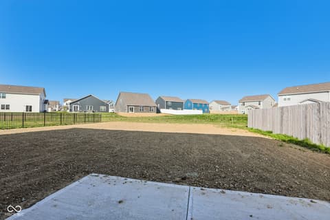 Outdoor living area at 1206 Vera Boulevard, Danville, IN