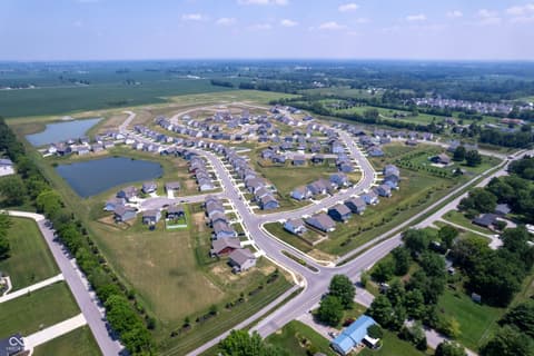 Aerial view at 1206 Vera Boulevard, Danville, IN