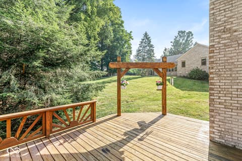 Outdoor living area at 3772 Brill Road, Indianapolis, IN