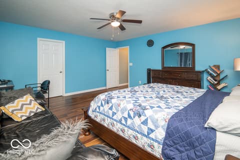 Primary bedroom at 834 Blue Ash Trail, Greenwood, IN