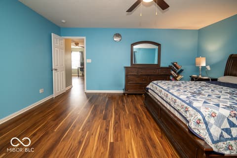 Primary bedroom at 834 Blue Ash Trail, Greenwood, IN