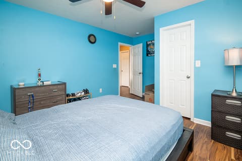 Bedroom at 834 Blue Ash Trail, Greenwood, IN