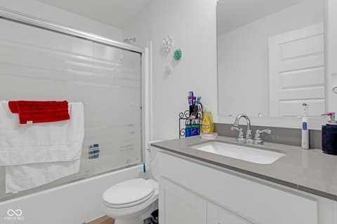 Bathroom at 7423 Manor Lake Lane, Indianapolis, IN