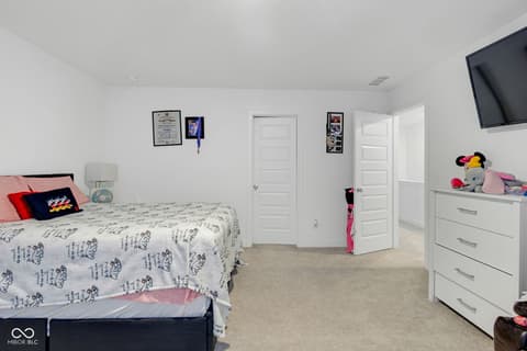 Bedroom at 7423 Manor Lake Lane, Indianapolis, IN