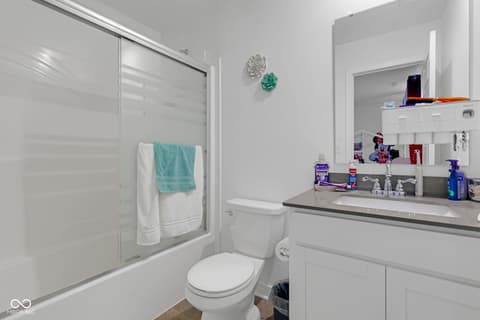 Bathroom at 7423 Manor Lake Lane, Indianapolis, IN