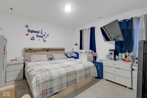 Bedroom at 7423 Manor Lake Lane, Indianapolis, IN