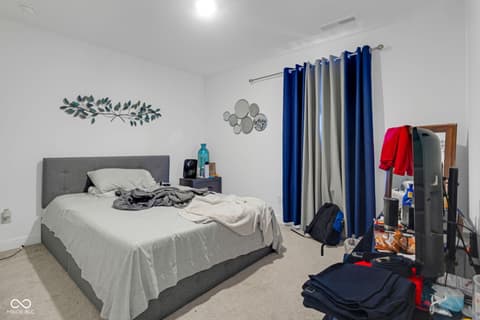 Bedroom at 7423 Manor Lake Lane, Indianapolis, IN