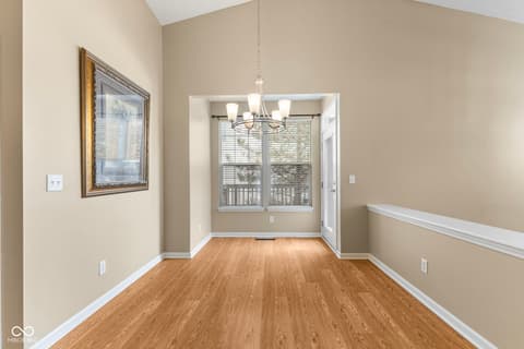Dining room at 6051 Copeland Mills Court, Indianapolis, IN