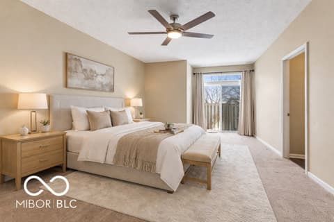 Bedroom at 6051 Copeland Mills Court, Indianapolis, IN
