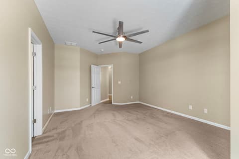 Primary bedroom at 6051 Copeland Mills Court, Indianapolis, IN